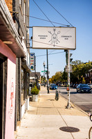 Anna + Jorge Engagement at Maria's Packaged Goods Community Bar