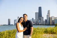 John + Stephanie Engagement North ave