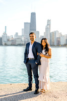 Gajesh + Harika Engagement North Avenue Beach